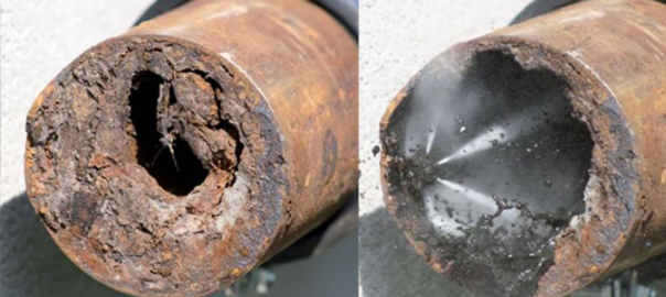 Hydrocurage de canalisation